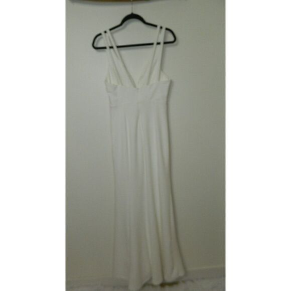 Lulu’s Dress White Love Galore Mermaid Maxi Dress Fully Lined Size Small - Picture 4 of 9